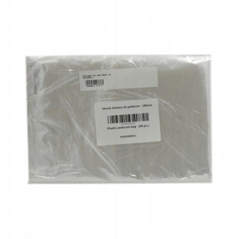 Worek foliowy do pedicure Eko-Higiena jednorazowy LDPE 50 szt. 50x50 cm