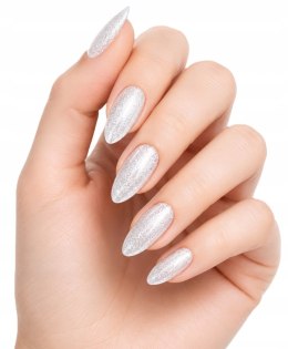 Yoshi Top do paznokci UV LED Shimmer Silver srebrne drobinki 10ml