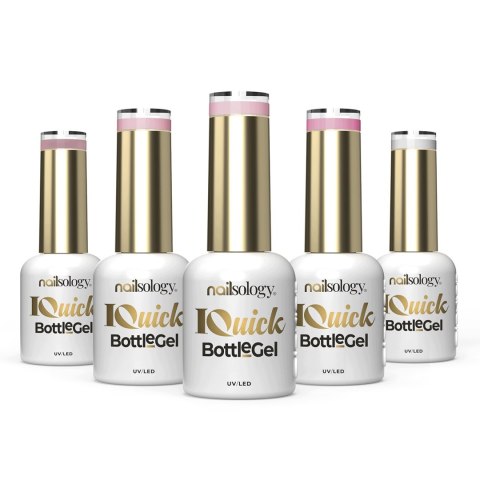 Żel Budujący Do Paznokci w Butelce IQuick PINK 8ml - BB01