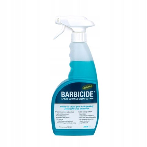 BARBICIDE spray do dezynfekcji wszystkich powierzchni 750 ml bez zapachu