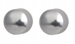 KOLCZYKI STUDEX PLUS KULKA W KOLORZE SREBRNYM