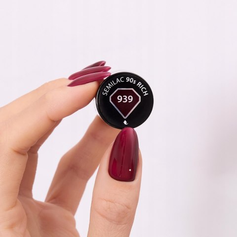 SEMILAC LAKIER HYBRYDOWY 939 90's RICH 7ml