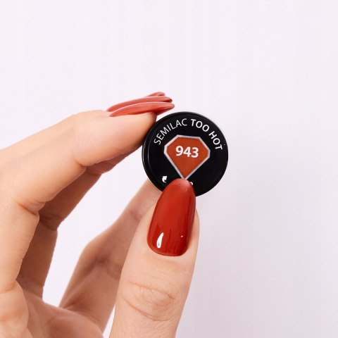 SEMILAC LAKIER HYBRYDOWY 943 TOO HOT 7ml
