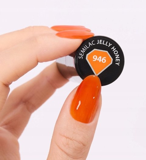 SEMILAC LAKIER HYBRYDOWY 946 JELLY HONEY 7ml