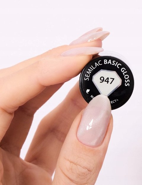 SEMILAC LAKIER HYBRYDOWY 947 BASIC GLOSS 7ml