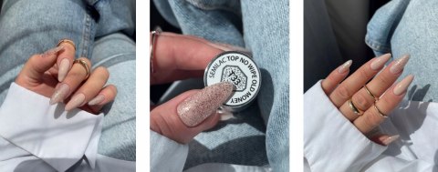 SEMILAC TOP NO WIPE 7ML OLD MONEY T33