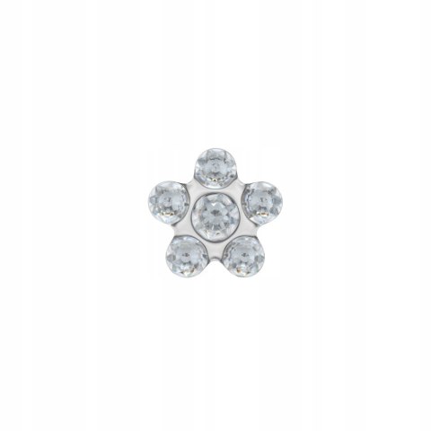 STUDEX Kolczyki System 75 stokrotki z cyrkoniami 7512-6004