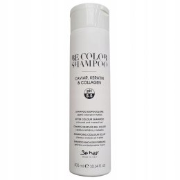 Be Hair BeColor szampon do włosów farbowanych kawior,keratyna,kolagen 300ml