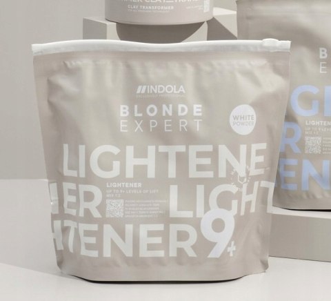 Indola Blonde Expert, rozjaśniacz, Biały 9+, 450g