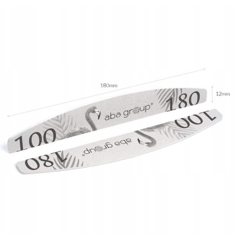 ABA GROUP PILNIK DO PAZNOKCI PÓŁKSIĘŻYC 100/180 SLIM