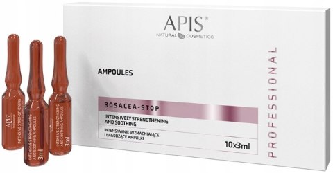 APIS Rosacea-Stop Ampułka serum Wzmacniająco-Łagodzące na naczynka 1 x 3ml