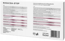 APIS Rosacea-Stop Ampułka serum Wzmacniająco-Łagodzące na naczynka 1 x 3ml