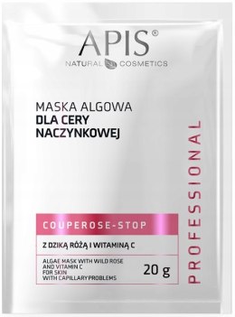 APIS maseczka algowa w proszku do twarzy na naczynka COUPEROSE-STOP 20G