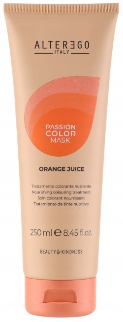 Alterego Maska koloryzująca do włosów ORANGE JUICE pomarańcz 250ml