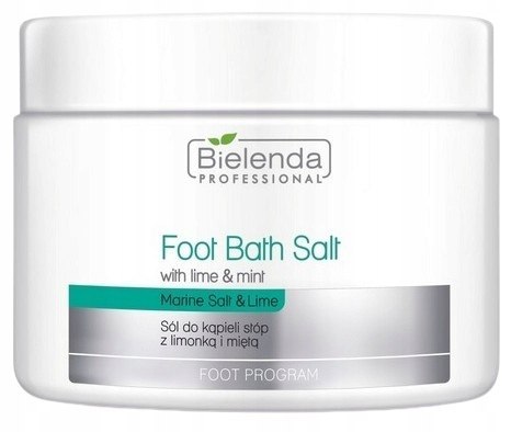 BIELENDA Professional Sól do stóp limonka i mięta 600g
