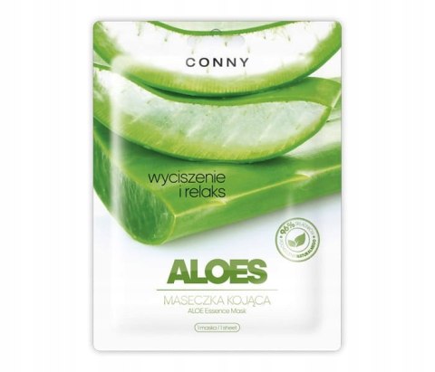 CONNY Maseczka w płacie do twarzy kojąca ALOES 1SZT