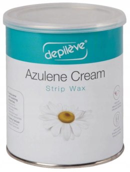 DEPILEVE Wosk azulenowy depilacja paskowa 800g