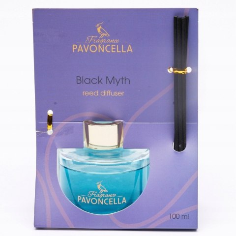 DYFUZOR ZAPACHOWY PERFUMY Z PATYCZKAMI BLACK MYTH 100ML PAVONCELLA