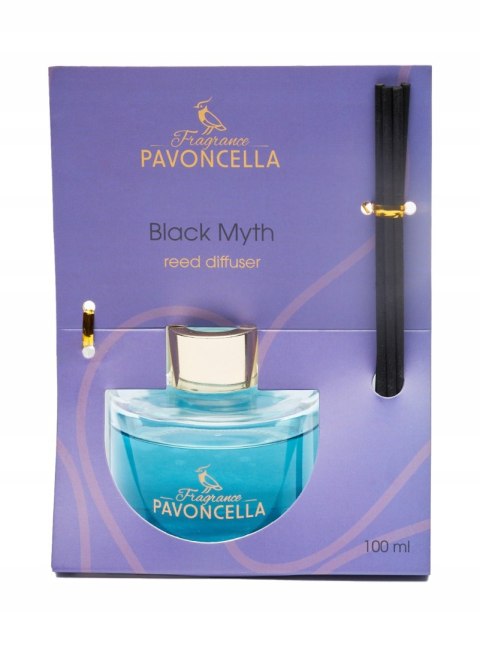 DYFUZOR ZAPACHOWY PERFUMY Z PATYCZKAMI BLACK MYTH 100ML PAVONCELLA