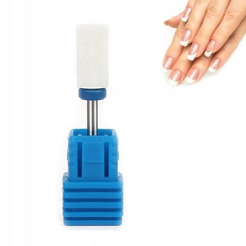 Frez ceramiczny do manicure, pedicure walec blue 3/32