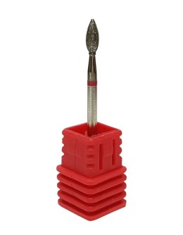 Frez diamentowy do skórek FRD720-1 RED łezka