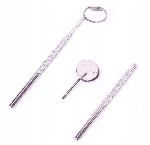 Lusterko do przedłużania rzęs srebrne