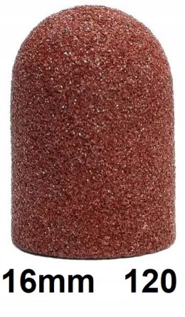 NAKŁADKI ŚCIERNE KAPTURKI DO PEDICURE 16 MM GRADACJA 120, OPAKOWANIE 10 SZT