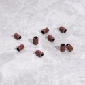 Nakładki ścierne walec do pedicure, manicure gradacja 240 100 sztuk brązowe