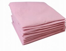 Prześcieradło Podkład z Gumką Flizelinowy na Materac 90x220cm 10szt Różowe