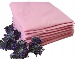 Prześcieradło Podkład z Gumką Flizelinowy na Materac 90x220cm 10szt Różowe