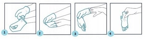 RĘKAWICZKI NITRYLOWE CZARNE ABENA 100 SZT ROZMIAR L