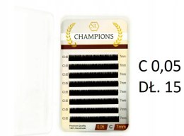 SECRET LASHES RZĘSY do przedłużania CHAMPIONS C 0,05 DŁ. 15