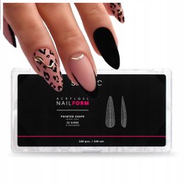 SEMILAC Acrylgel Nail Form 120szt POINTED Górne Formy Do Paznokci