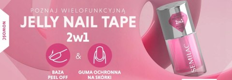 SEMILAC Baza Peel Off Do Panzokci Guma ochronna do skórek Jelly Nail Tape