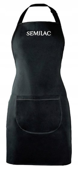 SEMILAC Fartuszek ochronny czarny z białym logo 1szt