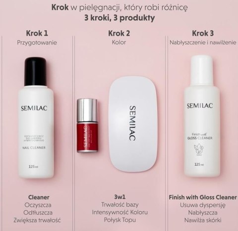 SEMILAC Finish with Gloss Cleaner 125 ml