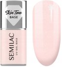 SEMILAC LAKIER HYBRYDOWY BAZA COVER DO PAZNOKCI GLITTER ROSE 7ml