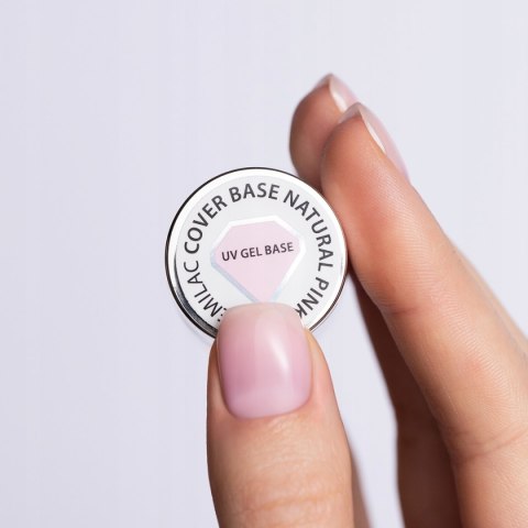 SEMILAC LAKIER HYBRYDOWY BAZA COVER DO PAZNOKCI NATURAL PINK 7ml