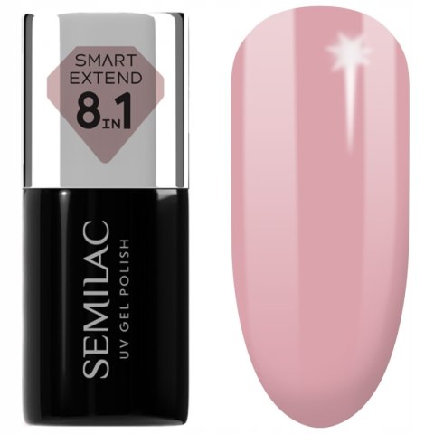 SEMILAC LAKIER HYBRYDOWY SMART EXTEND 802 NATURAL ROSE 7ml