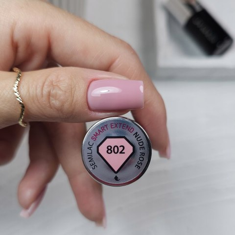 SEMILAC LAKIER HYBRYDOWY SMART EXTEND 802 NATURAL ROSE 7ml