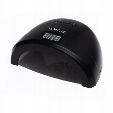 SEMILAC LAMPA UV LED DO PAZNOKCI MANICURE PEDICURE HYBRYDY ALL BLACK 24W/48