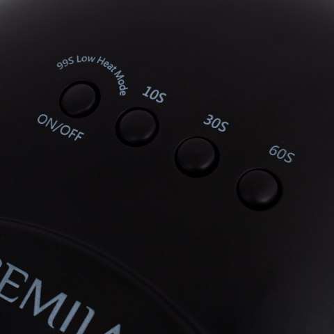 SEMILAC LAMPA UV LED DO PAZNOKCI MANICURE PEDICURE HYBRYDY ALL BLACK 24W/48