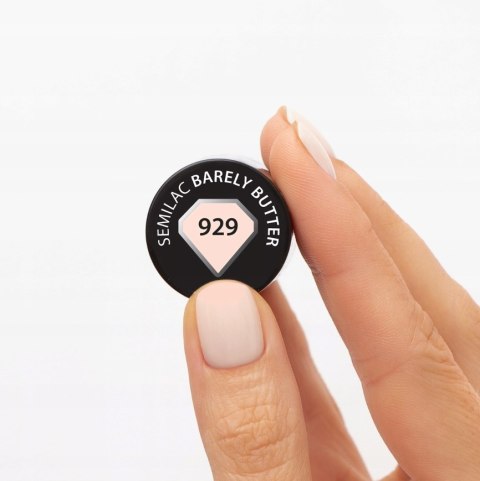 SEMILAC UV Lakier Hybrydowy MARGARET 929 Barely Butter 7 ml