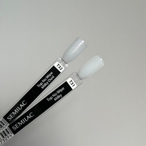 SEMILAC UV Top do Lakierów Hybrydowych MARGARET T31 No Wipe Milky 7 ml