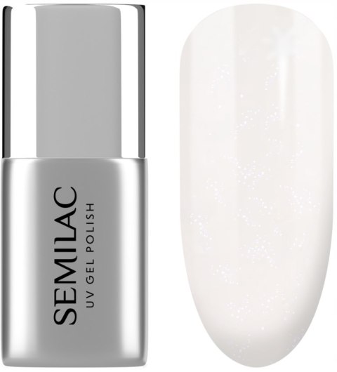 SEMILAC UV Top do Lakierów Hybrydowych MARGARET T32 No Wipe Milky Dust 7 ml