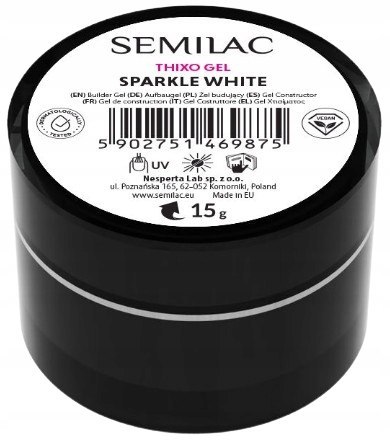 SEMILAC ŻEL THIXO SPARKLE WHITE 15G