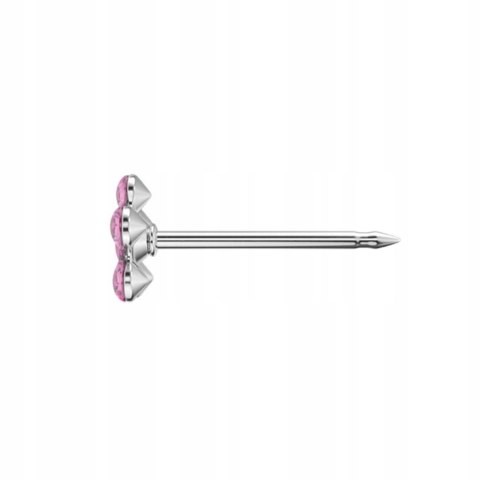 STUDEX KOLCZYKI SYSTEM 75 STOKROTKA Z RÓŻĄ SREBERNE 7512-6023