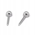 STUDEX Kolczyki System 75 kulki srebrne 3mm 7532-0300 1 para