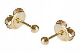 STUDEX Kolczyki System 75 kulki złote 3mm, 7531-0300