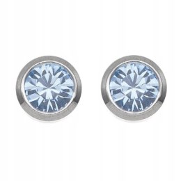 STUDEX System 75 kolczyki akwamaryn srebro 7512-0203 1 para